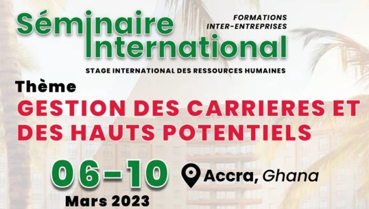 Read more about the article <strong>Séminaire international en Ressources Humaines à Accra (Ghana)</strong>